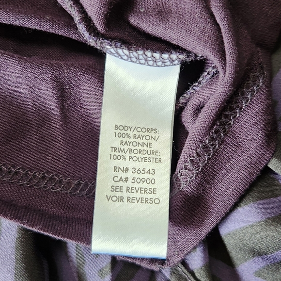 CALVIN KLEIN top in purple in size XS - Picture 6 of 6